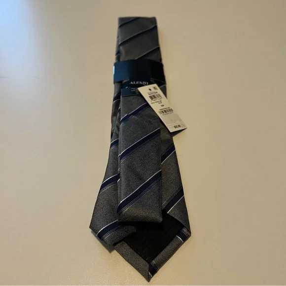 Men's Perry Ellis, Alfani and Club Room Gray Blue Tie Set